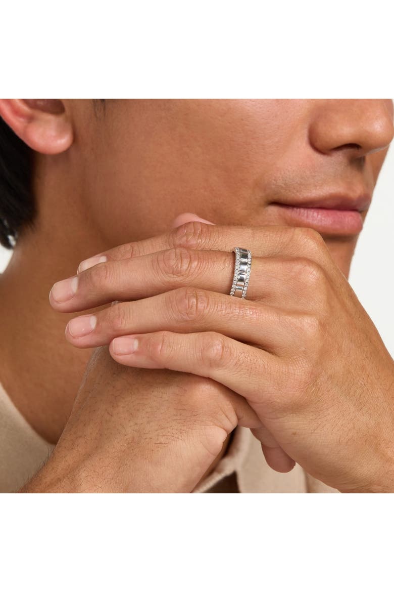 1/2Ct Men's Diamond Ring in 10k or Gold, Alternate, color, 10k White Gold