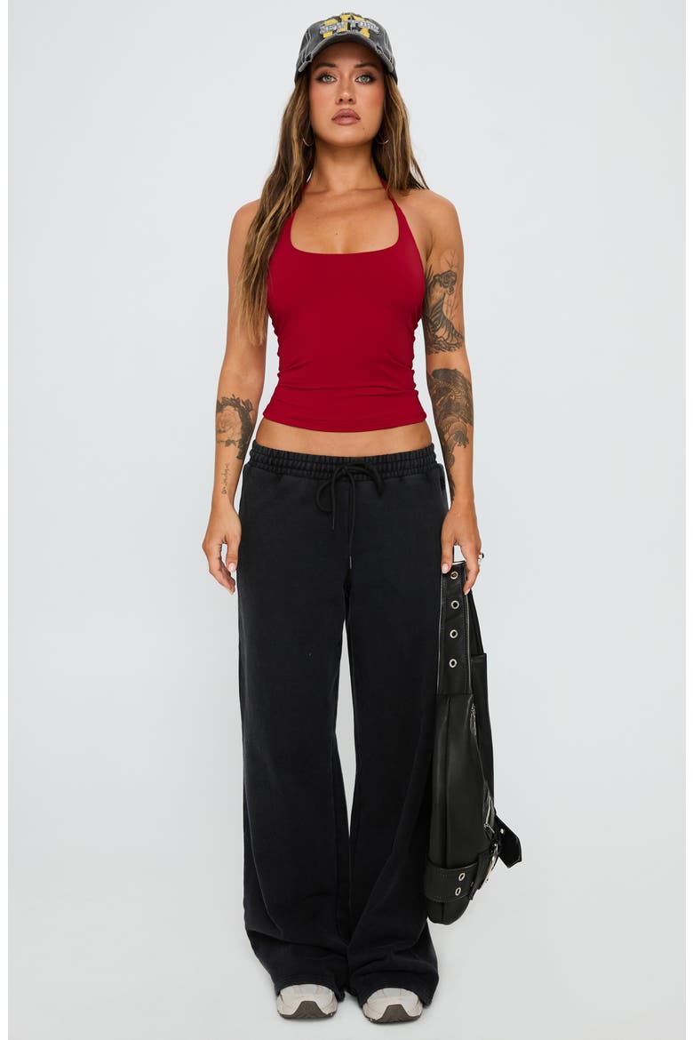 Ezekiel U-Neck Halter Top, Alternate, color, RED