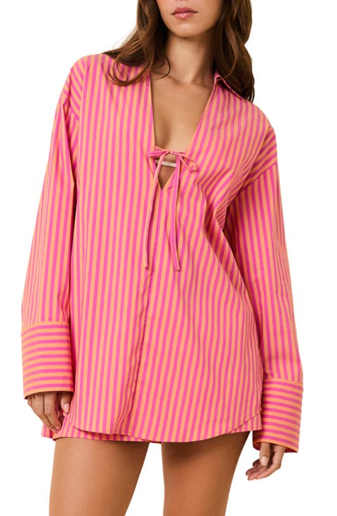 The Livia Stripe Tunic Dress
