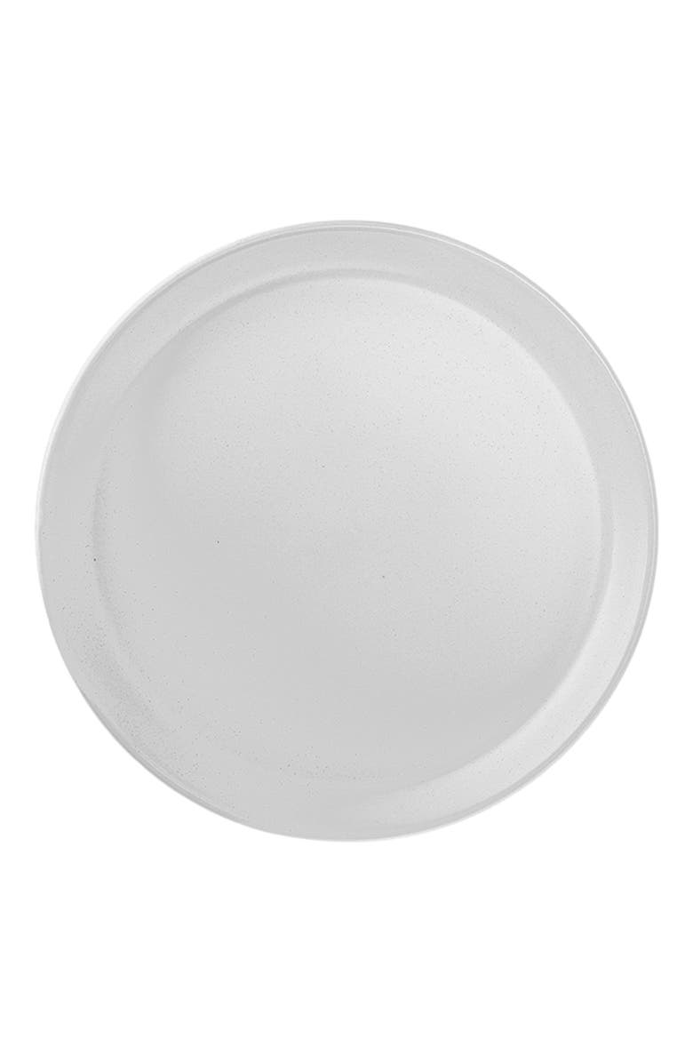 Stone Lain Albie Stoneware 4-Piece Dinner Plate Set, Alternate, color, Snow White