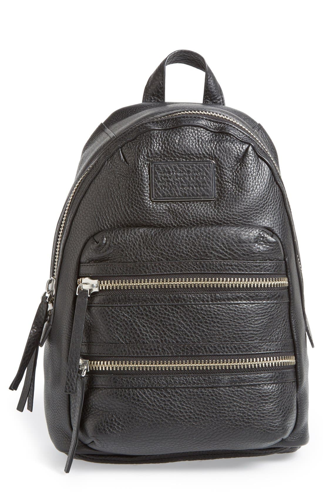 Marc Jacobs MARC BY MARC JACOBS 'Domo Biker' Leather Backpack, Main, color, 