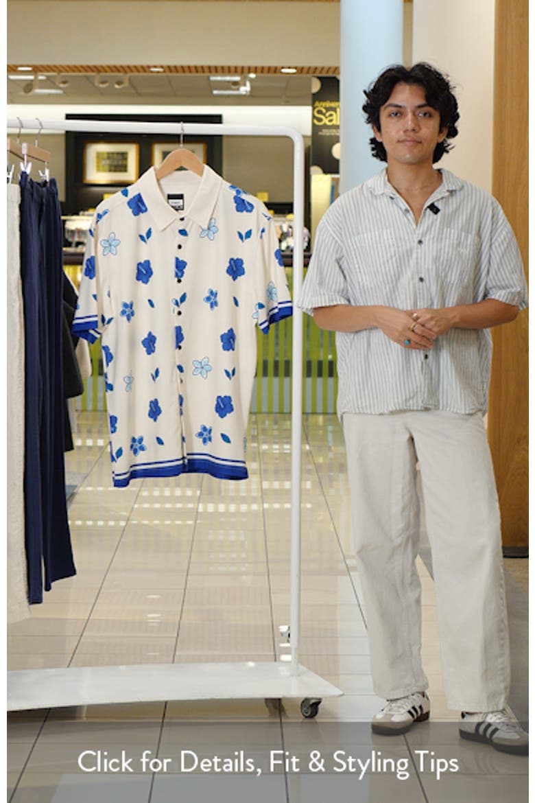 Aqua Terra Floral Dream Tech Short Sleeve Performance Button-Up Shirt video