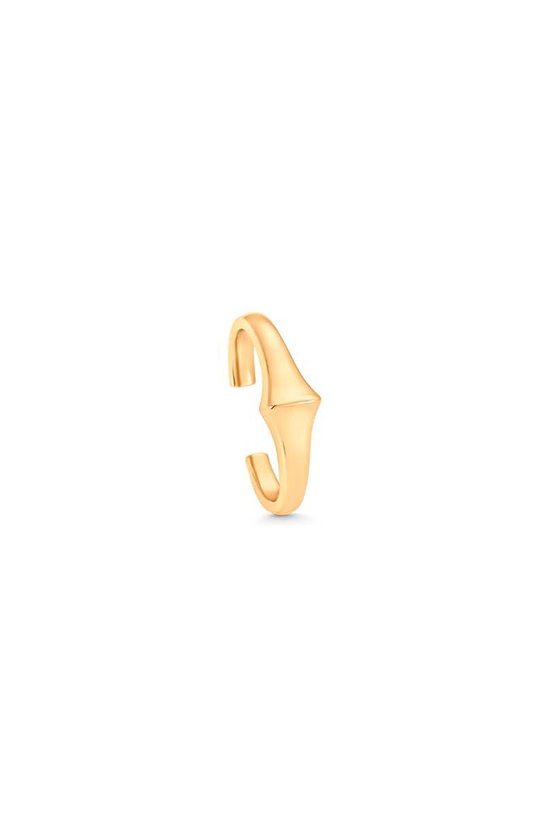Lucia Single Solid Ear Cuff, Main, color, YELLOW GOLD