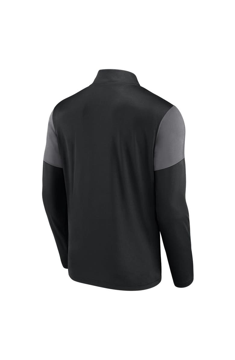 FANATICS Men's Fanatics Black Chicago White Sox Logo Quarter-Zip Top, Alternate, color, Black