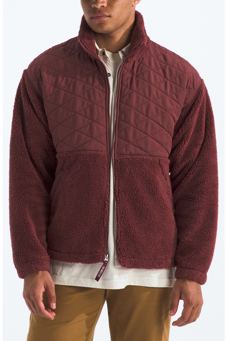 Cabin Fleece Jacket, Main, color, SUMAC
