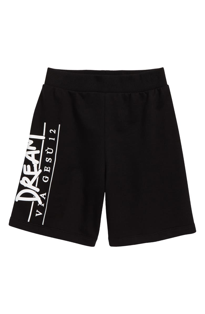 Versace Kids' Dream Cotton Shorts, Main, color,