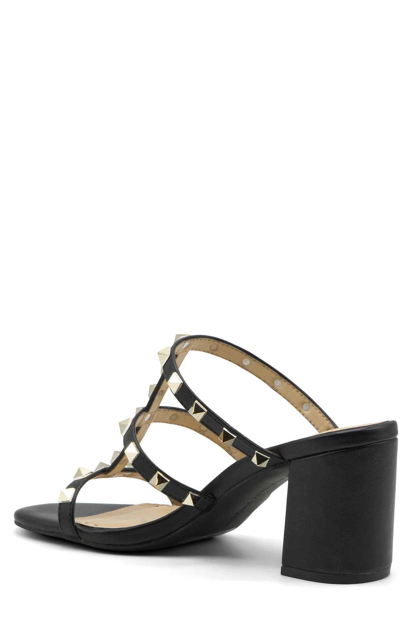 Adrienne Vittadini Alex Studded Mule Sandal, Alternate, color, 