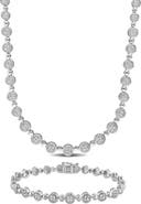 DELMAR Diamond Tennis Necklace & Bracelet Set - 1.5ct.