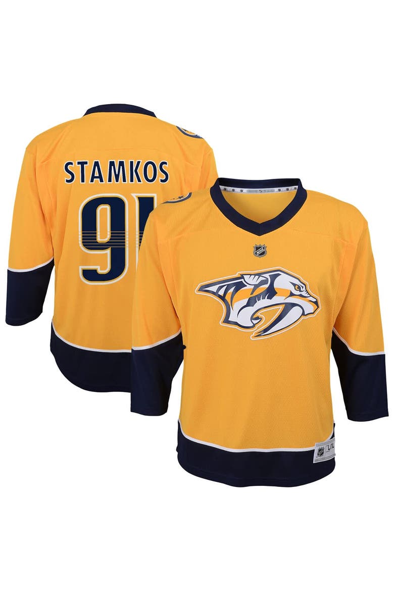 Preschool Steven Stamkos Gold Nashville Predators  Replica Player Jersey, Main, color, Gold