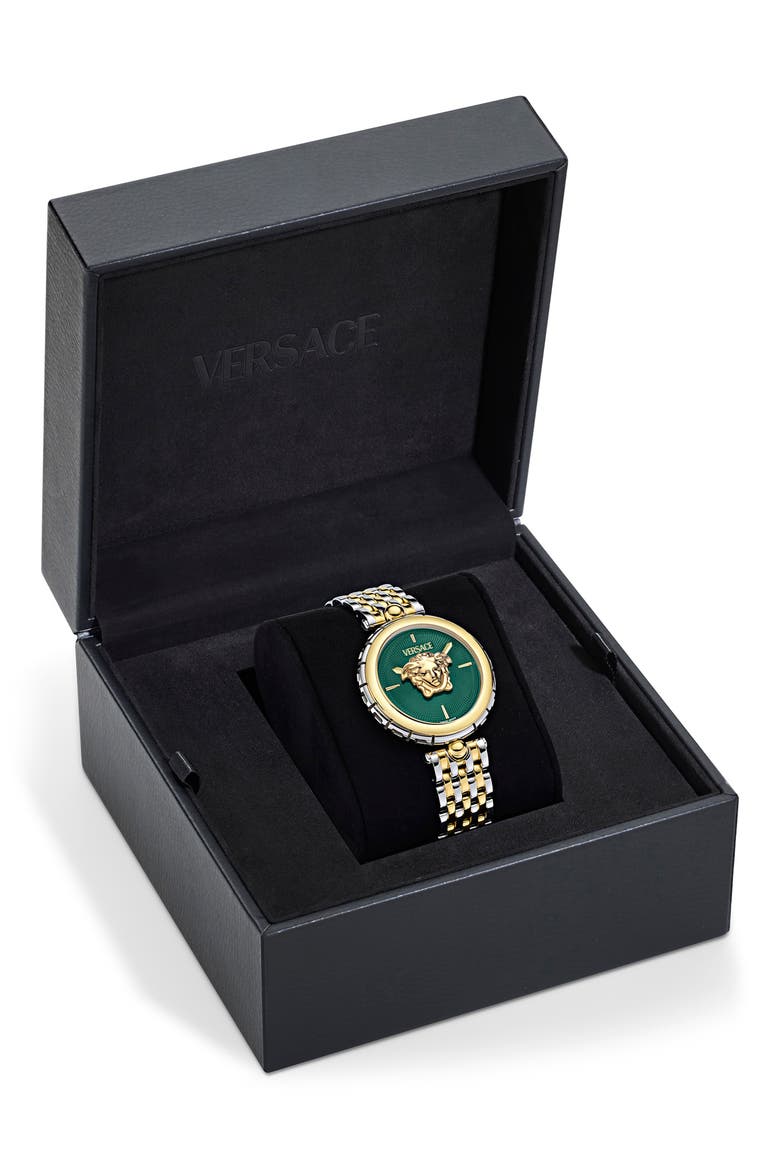Medusa Heritage Two-Tone Bracelet Watch, 38mm, Alternate, color, TWO TONE