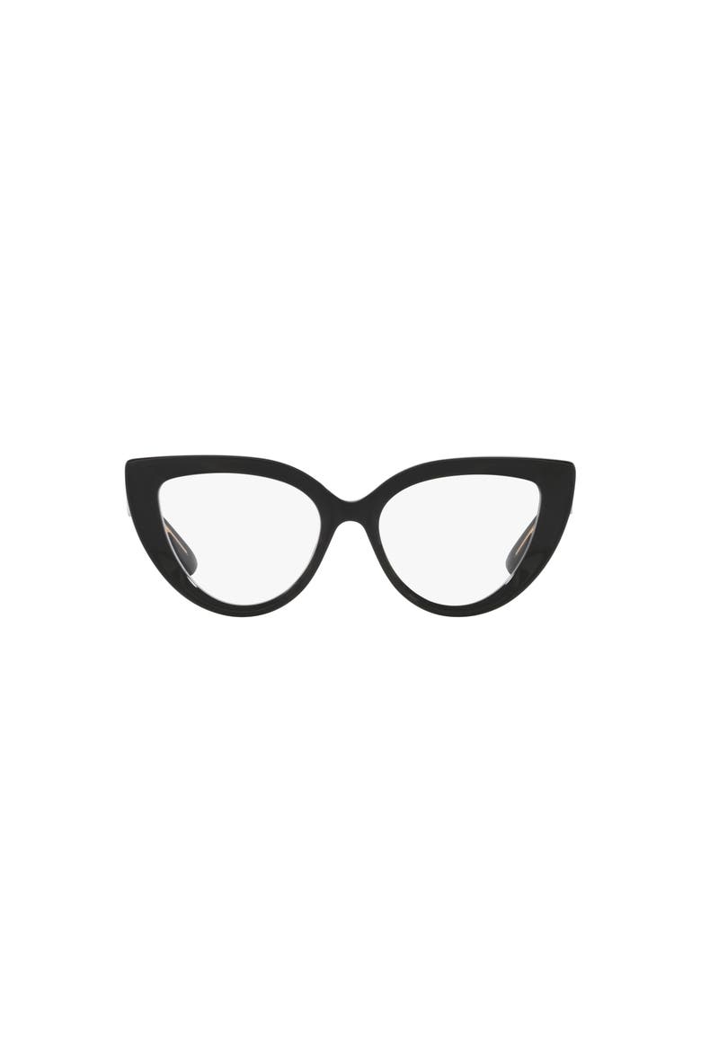 52mm Cat Eye optical glasses, Alternate, color, Black