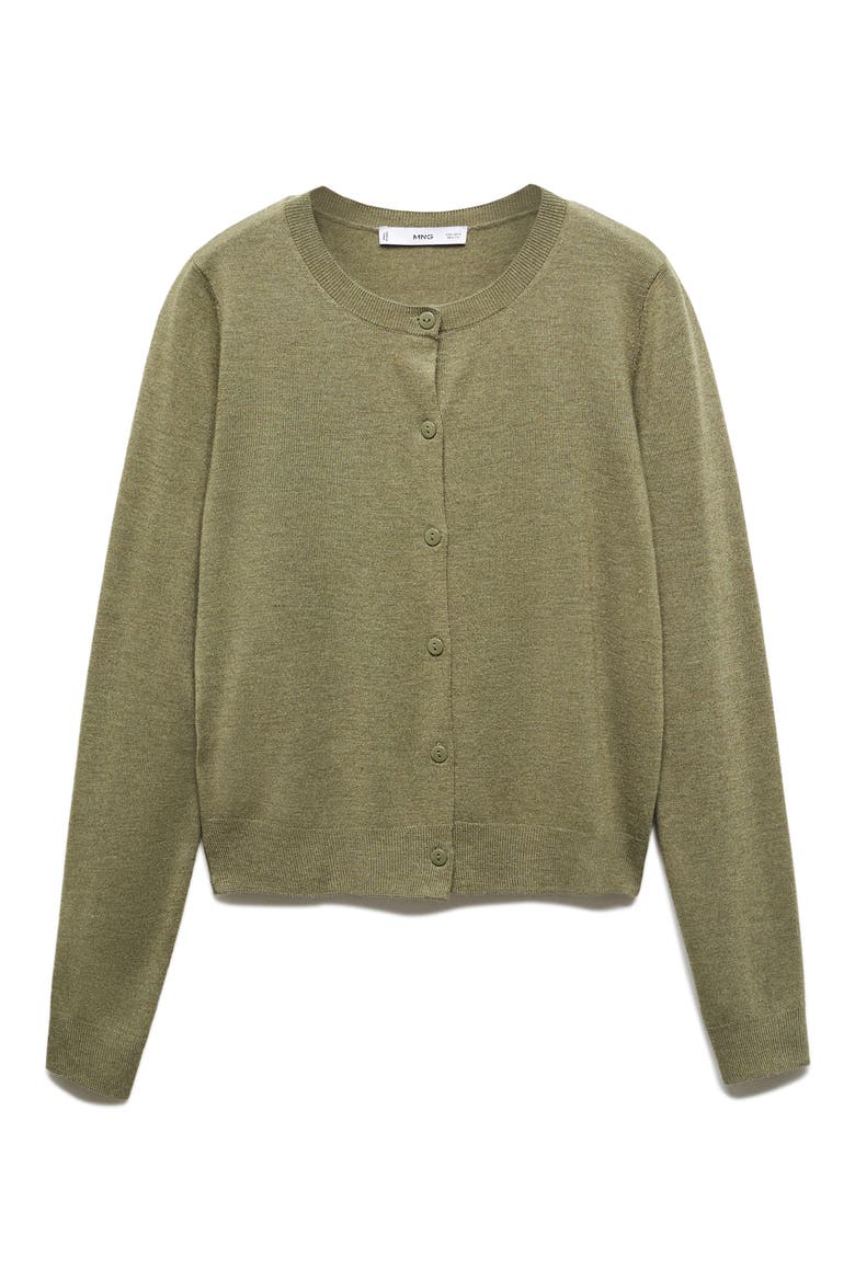 Button-Up Cardigan, Alternate, color, KHAKI GREEN
