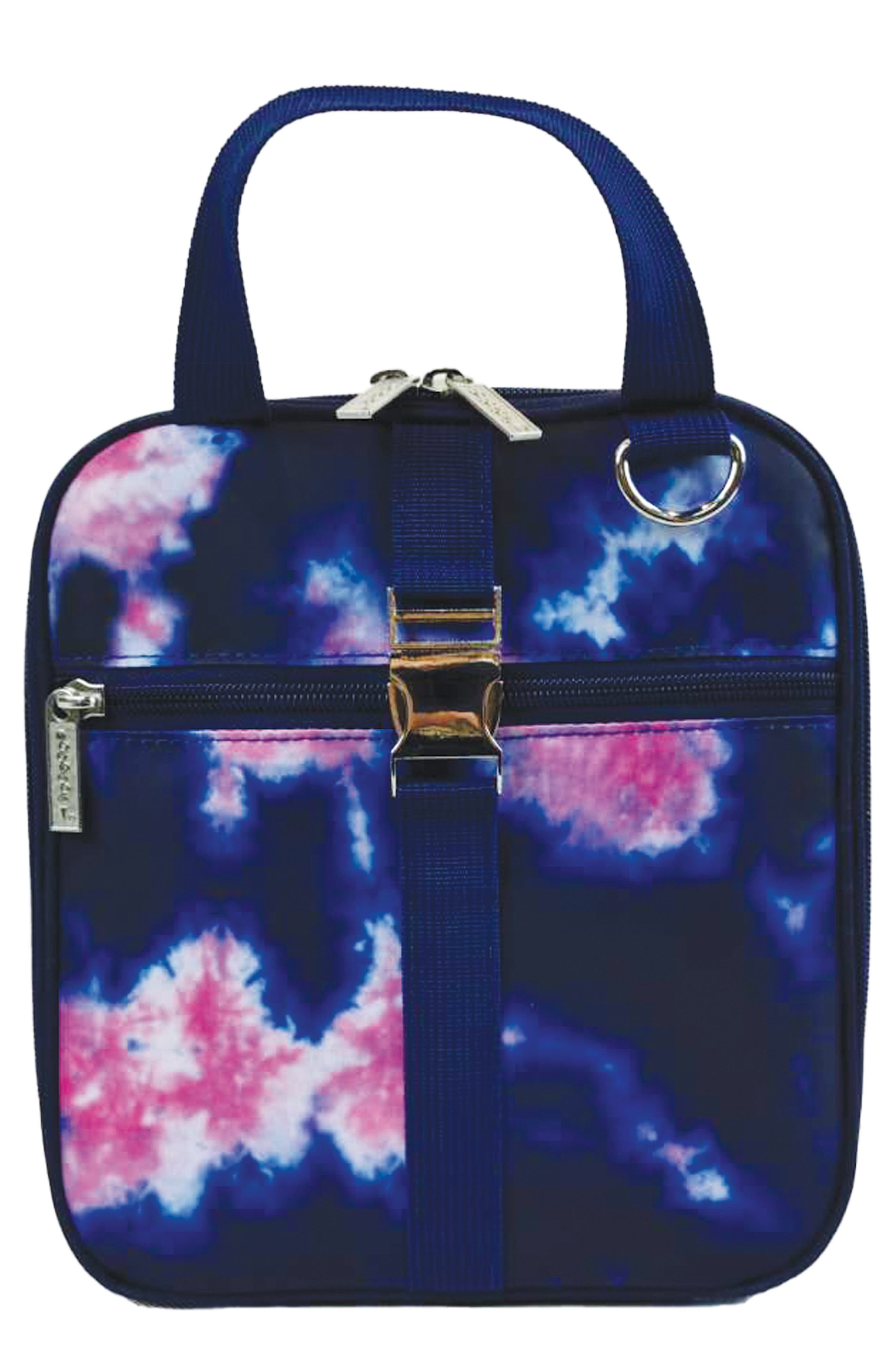 Iscream Tie Dye Lunch Tote, Main, color, 