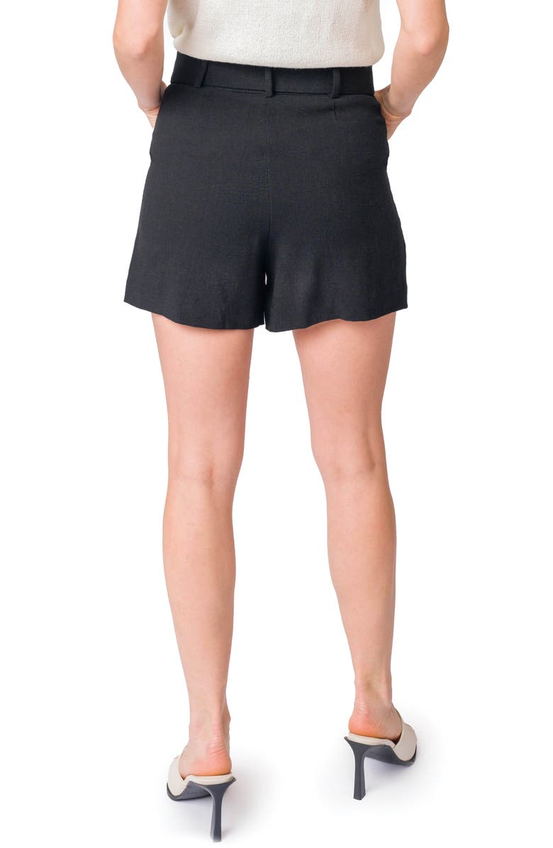 GIBSONLOOK Belted High Waist Shorts, Alternate, color, Black