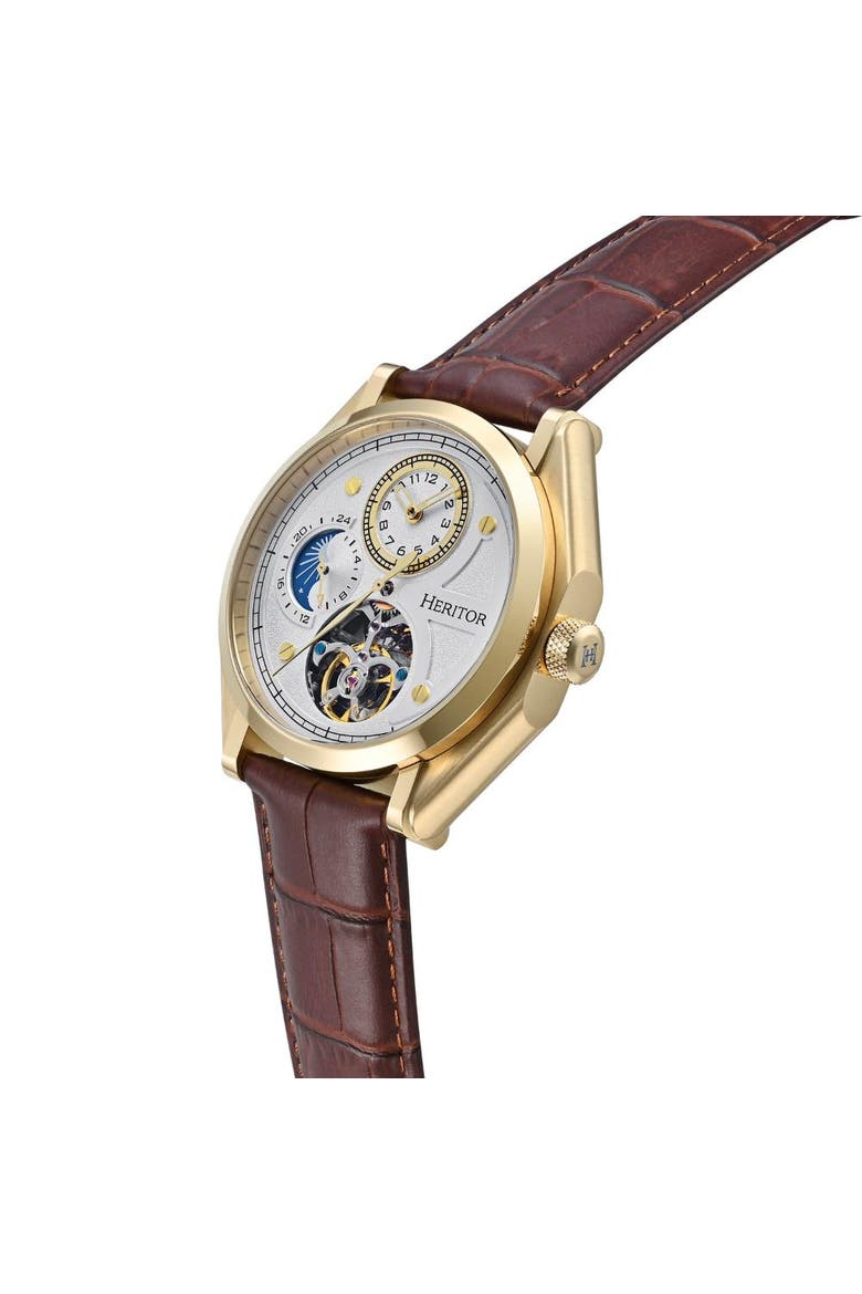 Antoni 24 Hour Mens Watch, Alternate, color, Gold