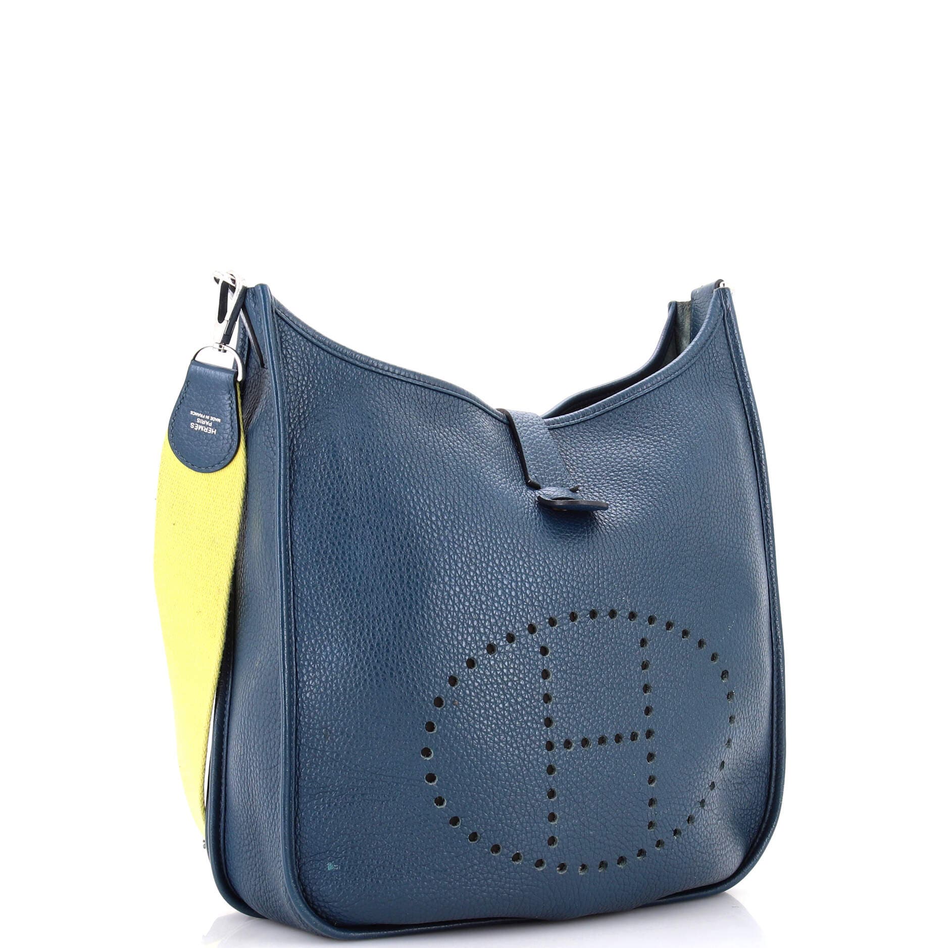 Pre-Owned Hermes Evelyne Bag Gen III Clemence PM, Alternate, color, Colvert