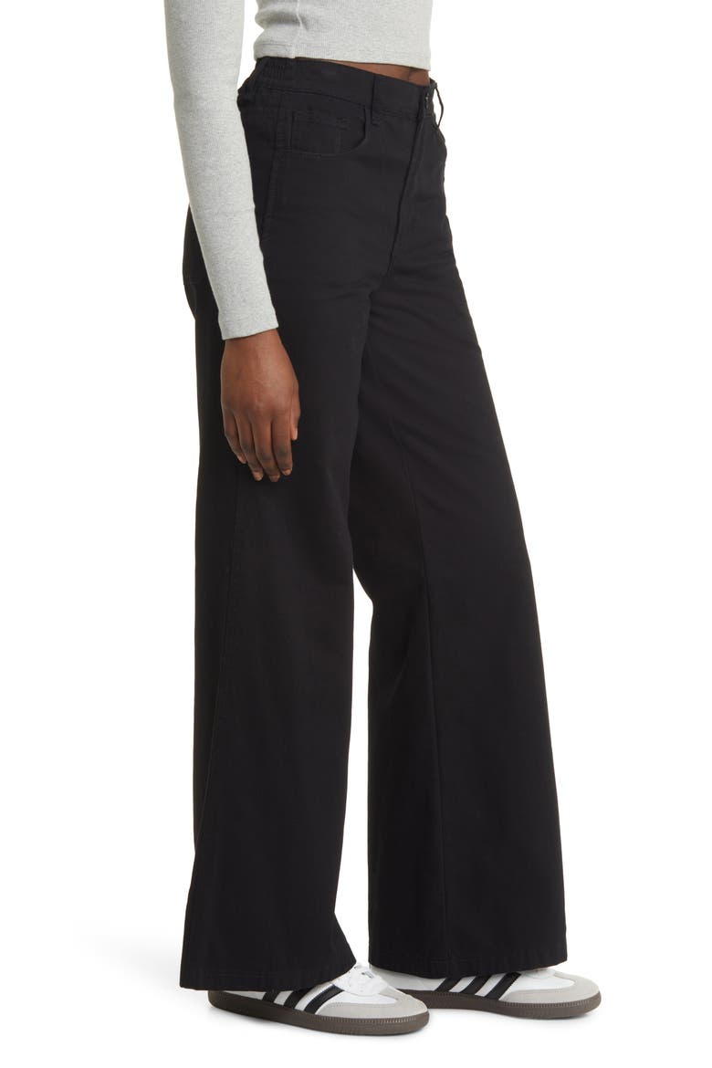 Wide Leg Jeans, Alternate, color, BLACK BEAUTY