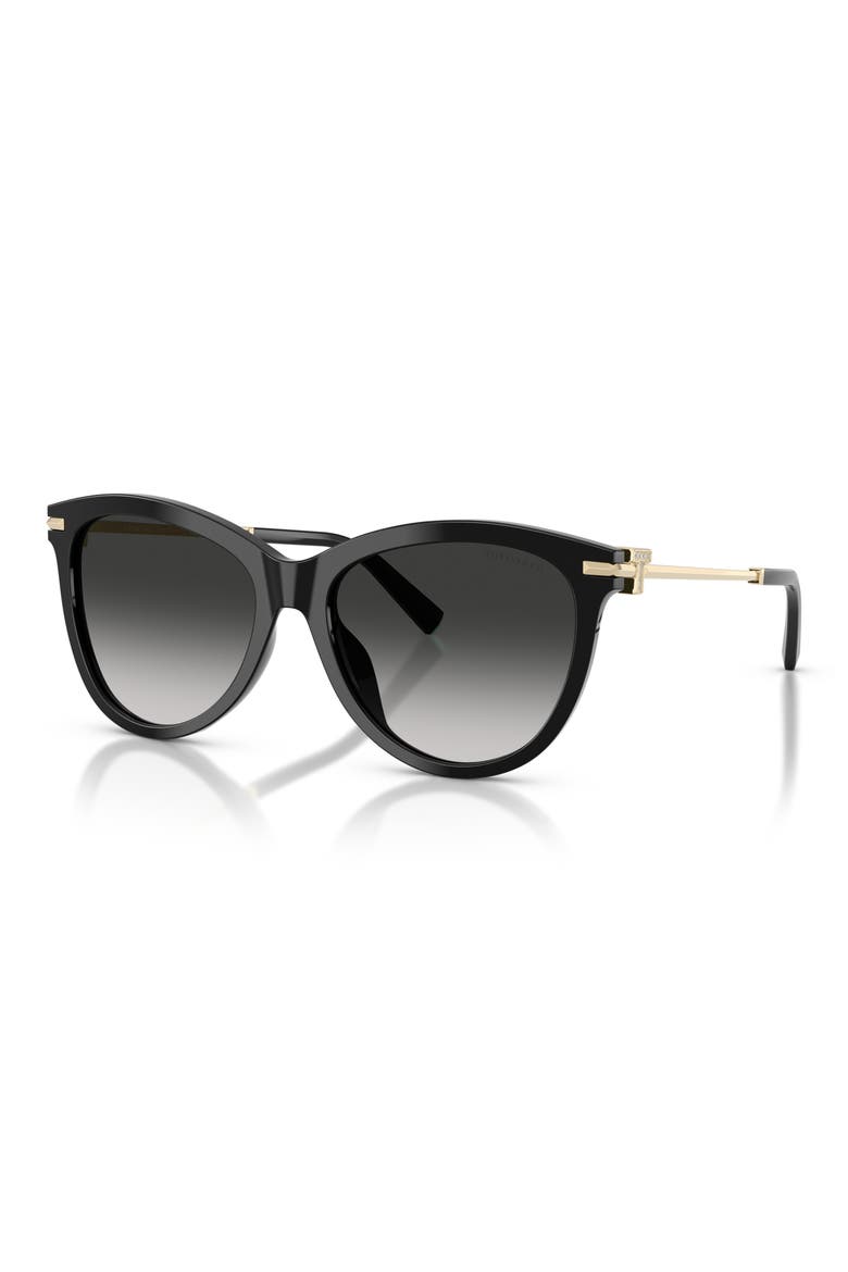 57mm Gradient Phantos Sunglasses, Alternate, color, BLACK / GREY GRADIENT