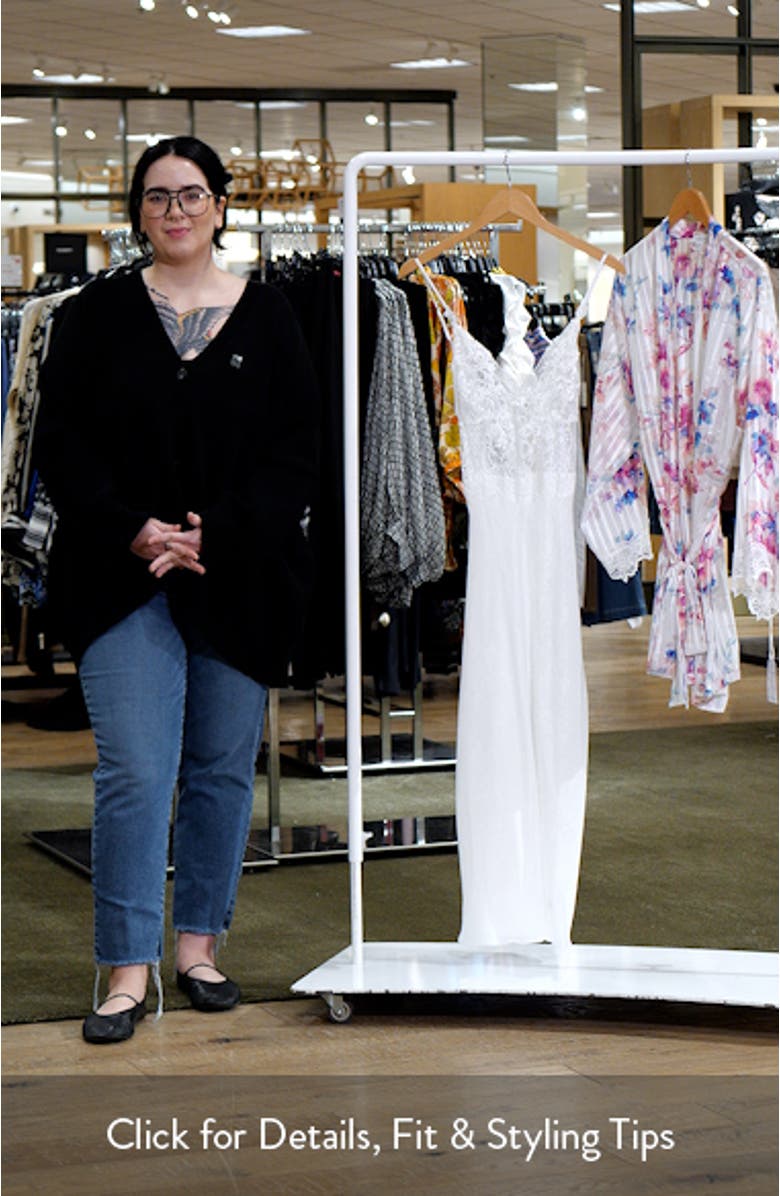 Marry Me Lace & Satin Nightgown, sales video thumbnail