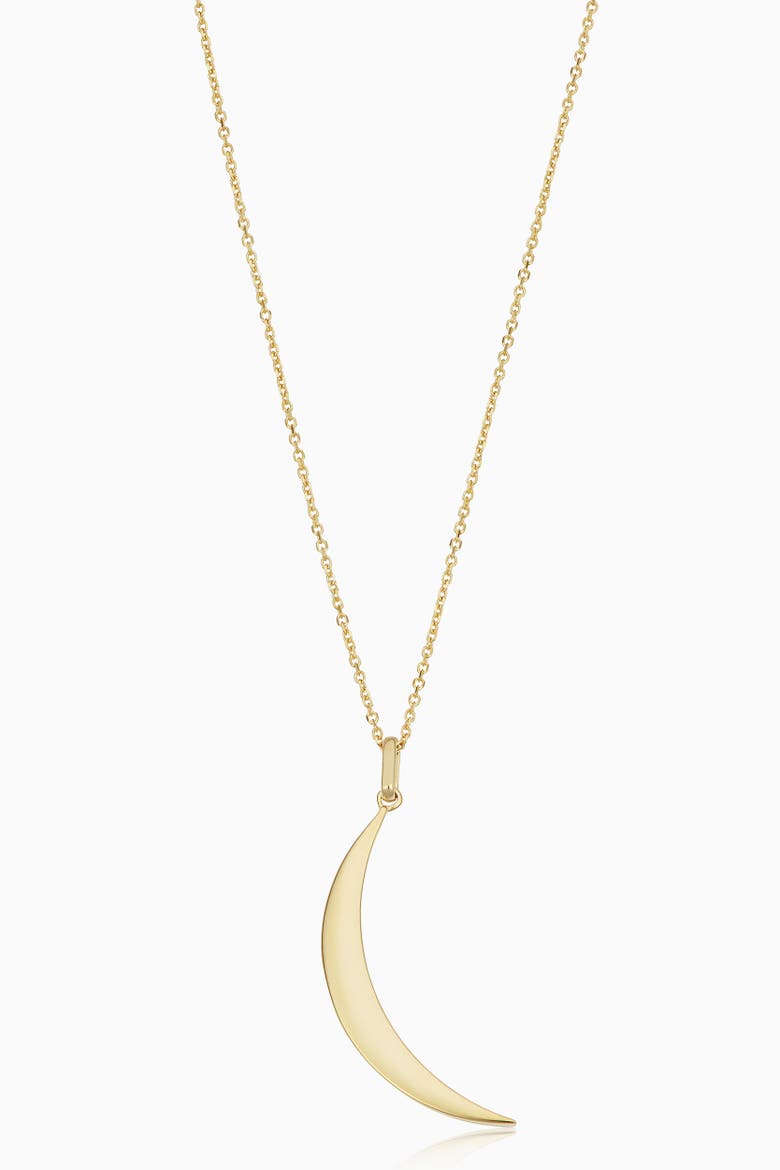 14K Gold Bella Luna Pendant Necklace, Main, color, Yellow Gold