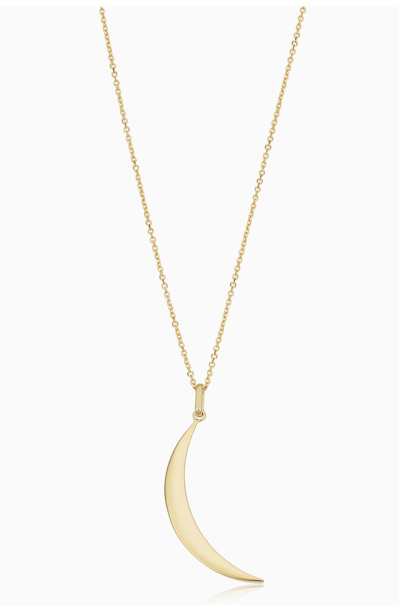 Oradina 10K Gold Bella Luna Pendant Necklace, Main, color, Yellow Gold