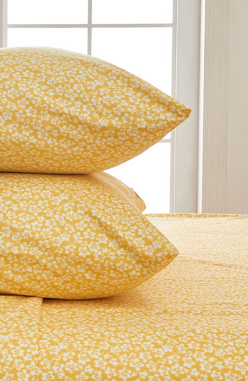 Woven & Weft Floral Print Microfiber Sheet Set
