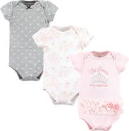 Hudson Baby Cotton Bodysuits 3-Pack