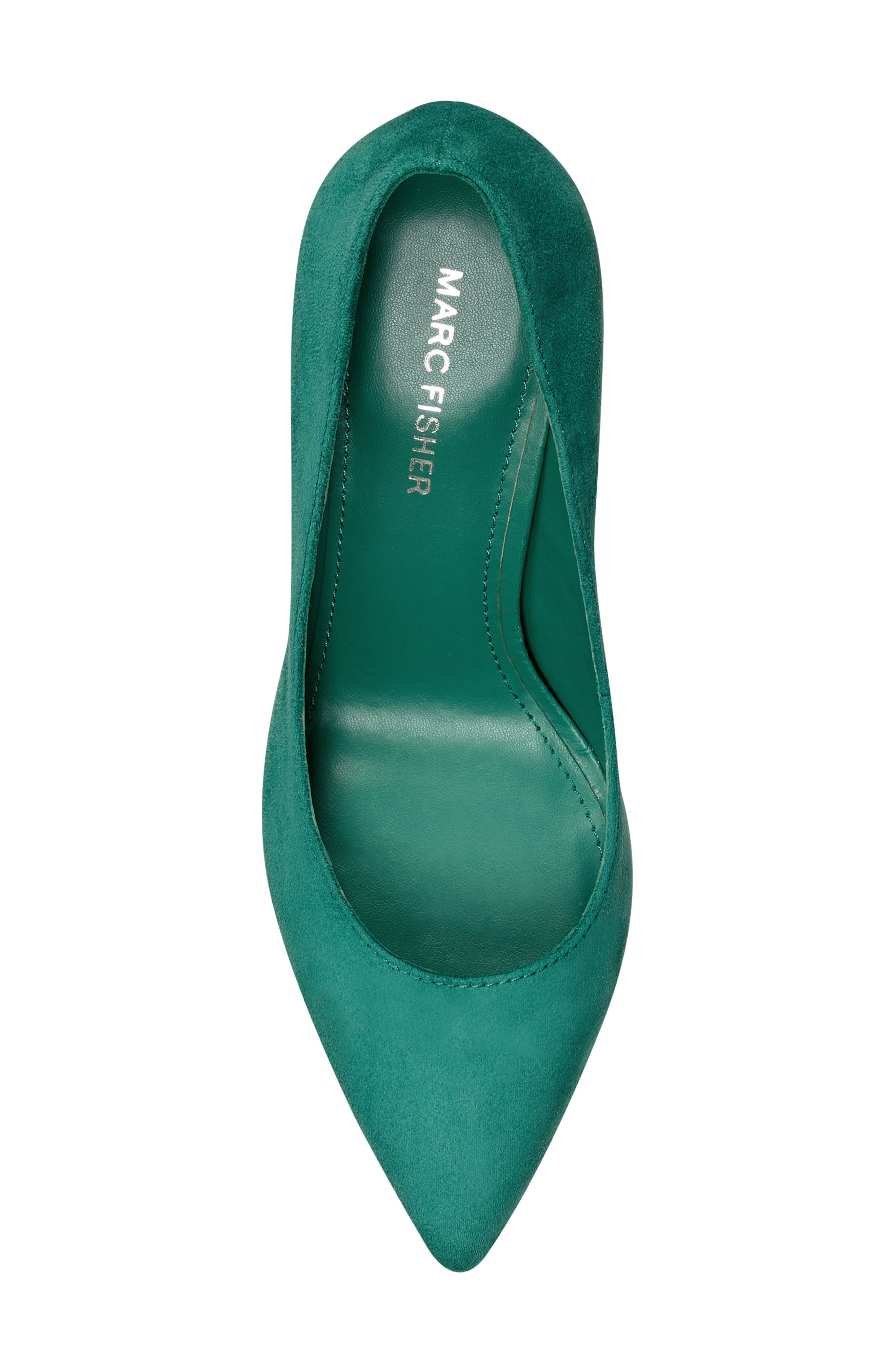 Georgy Block Heel Pump, Alternate, color, DARK GREEN 300