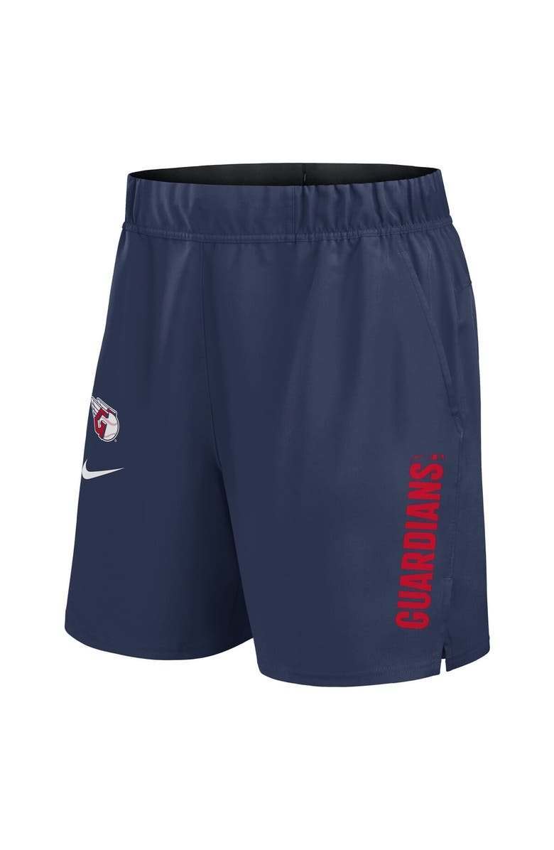 Nike Men's Nike Navy Cleveland Guardians Woven Victory Performance Shorts, Alternate, color, Navy