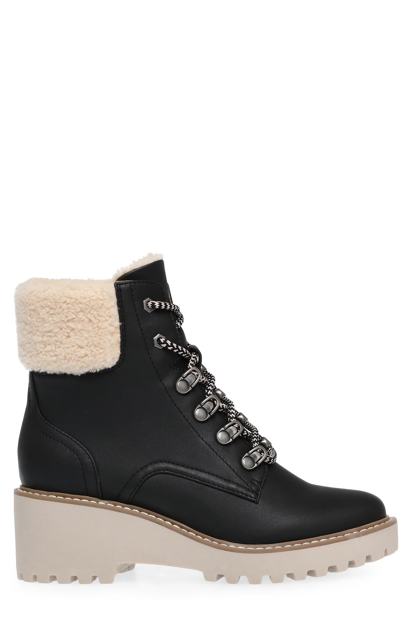 DV by Dolce Vita Dolce VIta Russit Faux Fur Trimmed Boot, Alternate, color, 