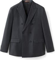 MANGO Double Breasted Wool Jacket