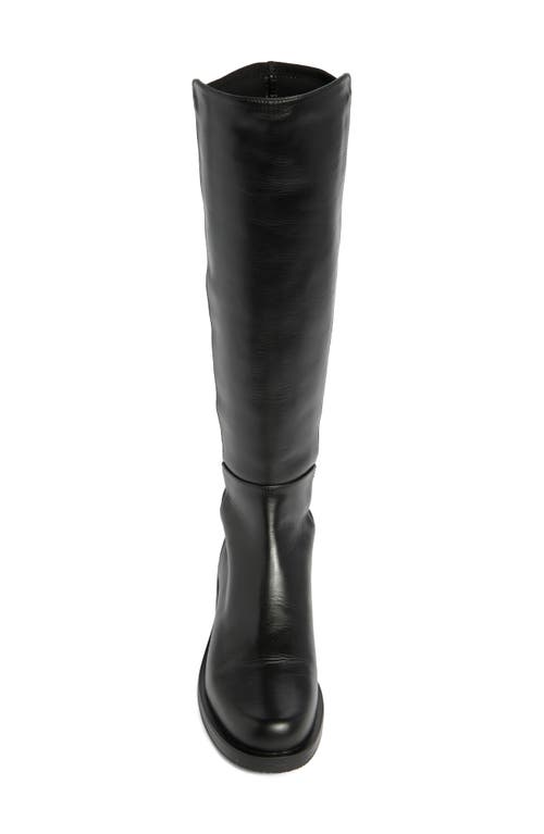 Stuart Weitzman Half & Half Knee High Boot In Black