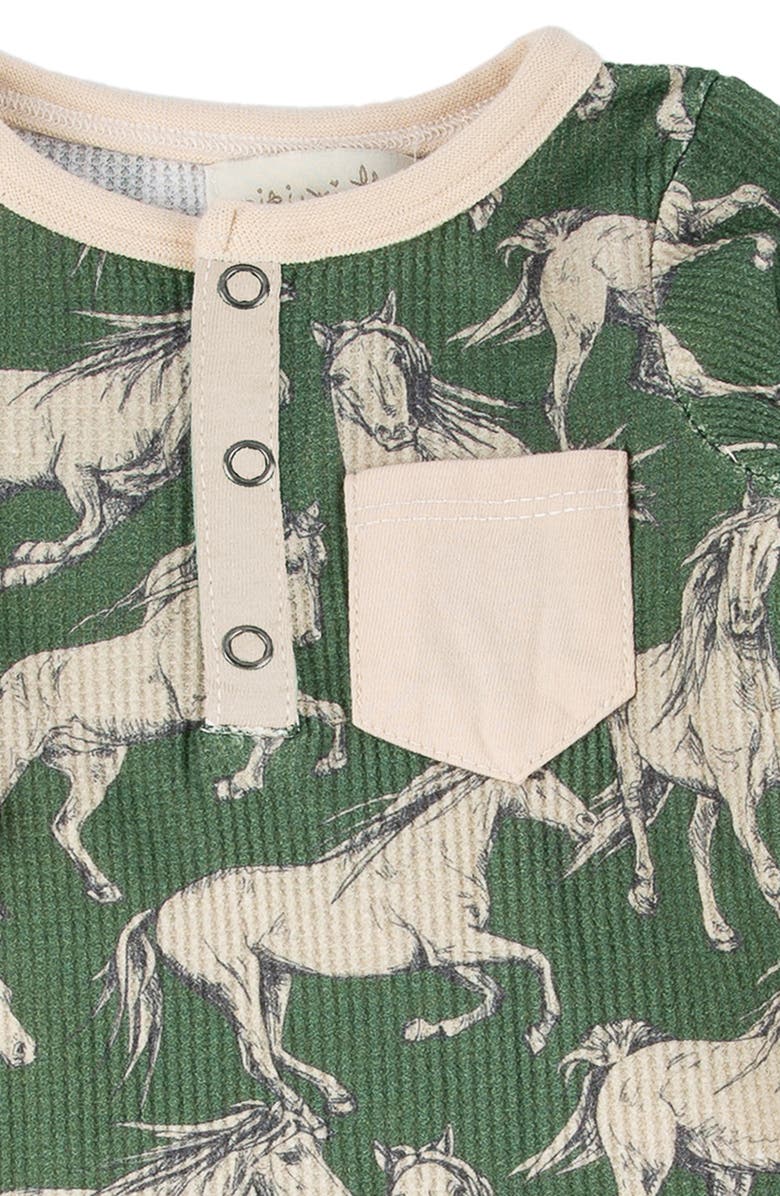 Miki Miette Brady Long Sleeve Henley & Pants Set, Alternate, color,