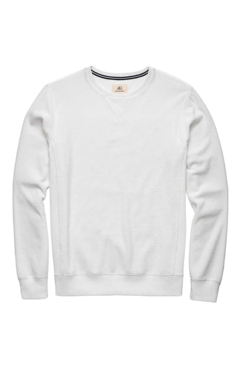 Surfside Supply Co. Butch Terry Crewneck, Main, color, 