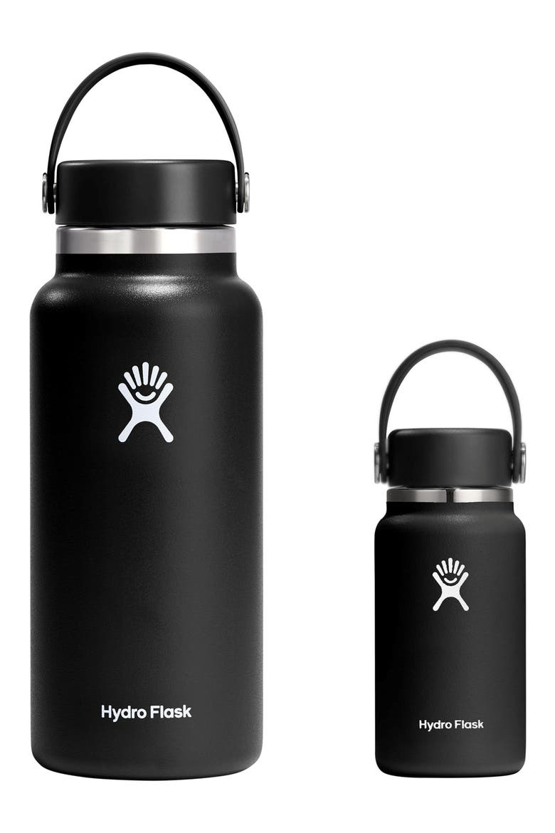 Micro Hydro Water Bottle, Alternate, color, BLACK
