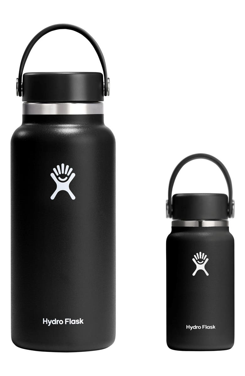 Hydro Flask Micro Hydro Water Bottle, Alternate, color, Black