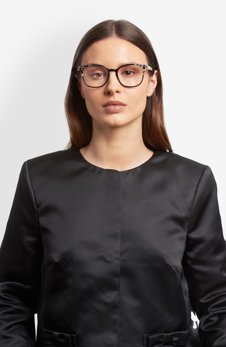 Kate Spade New York hermione 52mm square optical glasses, Alternate, color,
