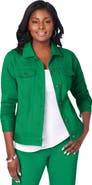 Jessica London Classic Cotton Denim Jacket