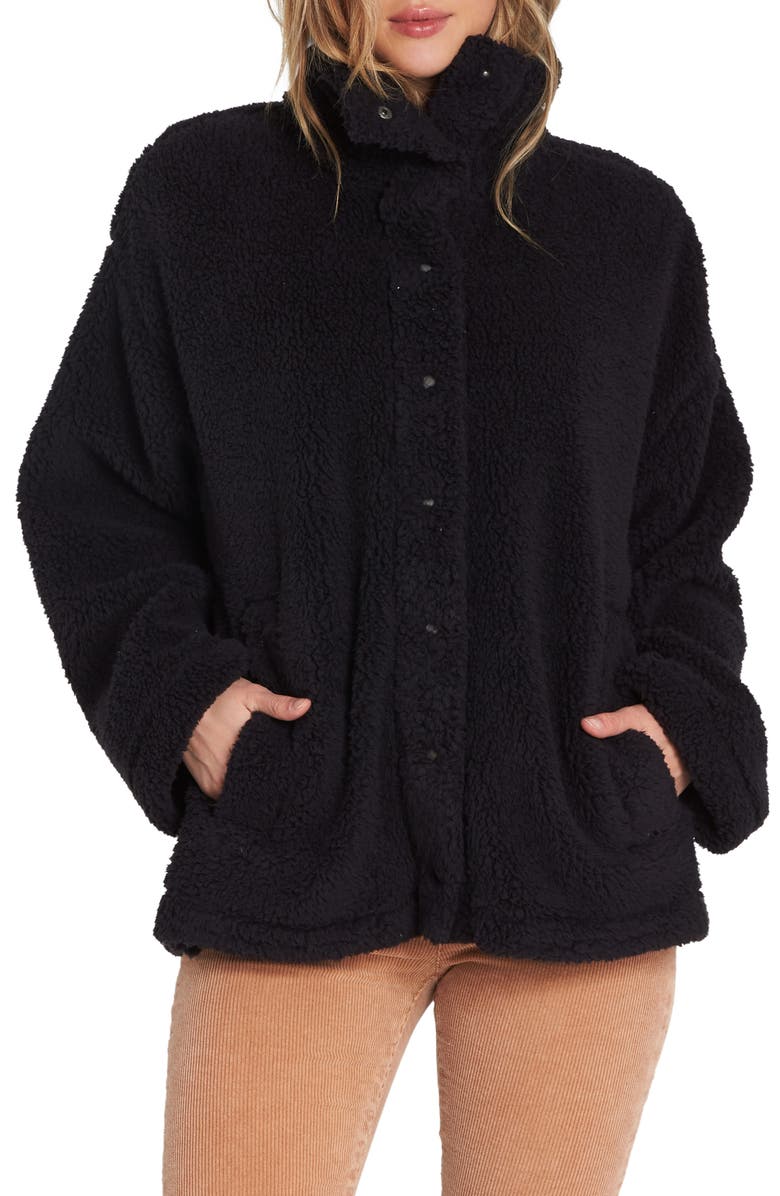 Billabong Cozy Days Faux Fur Jacket, Main, color,