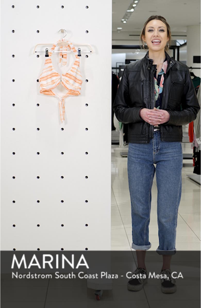 Core D-G U-Bar Halter Bikini Top, sales video thumbnail