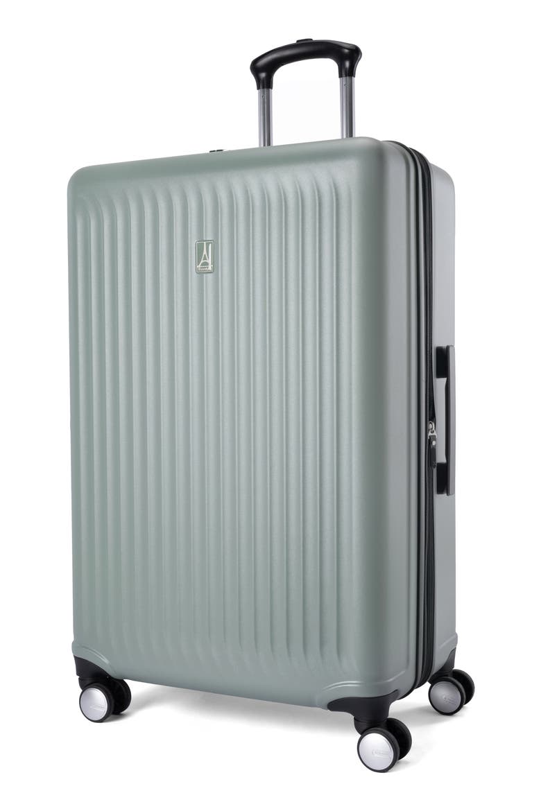 FlightPro 28-Inch Expandable Hardside Spinner Suitcase, Main, color, BAY GREEN MATTE