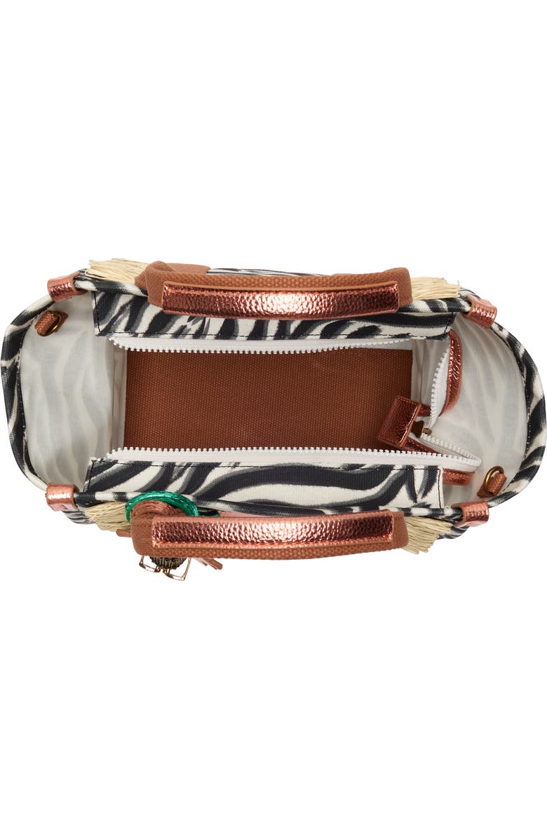 Kurt Geiger London Small Southbank Canvas Shopper, Alternate, color, Charcoal