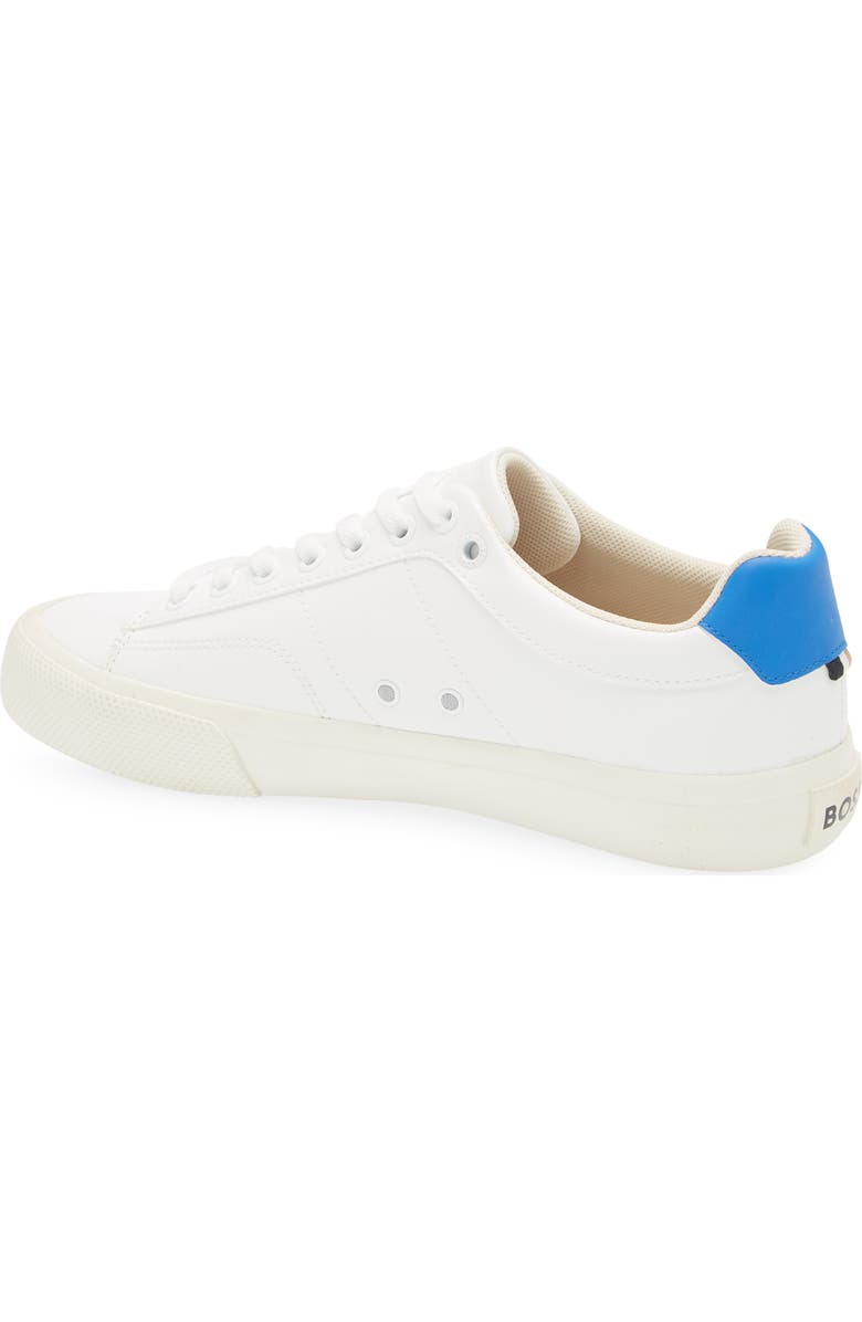 BOSS Aiden Tennis Sneaker, Alternate, color, White/Blue