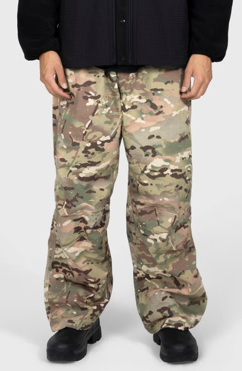 Gem Camo Wide Leg Pants