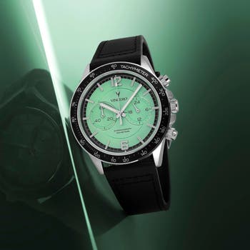 The Apex Prism Chronograph Leather Strap Watch, 42mm