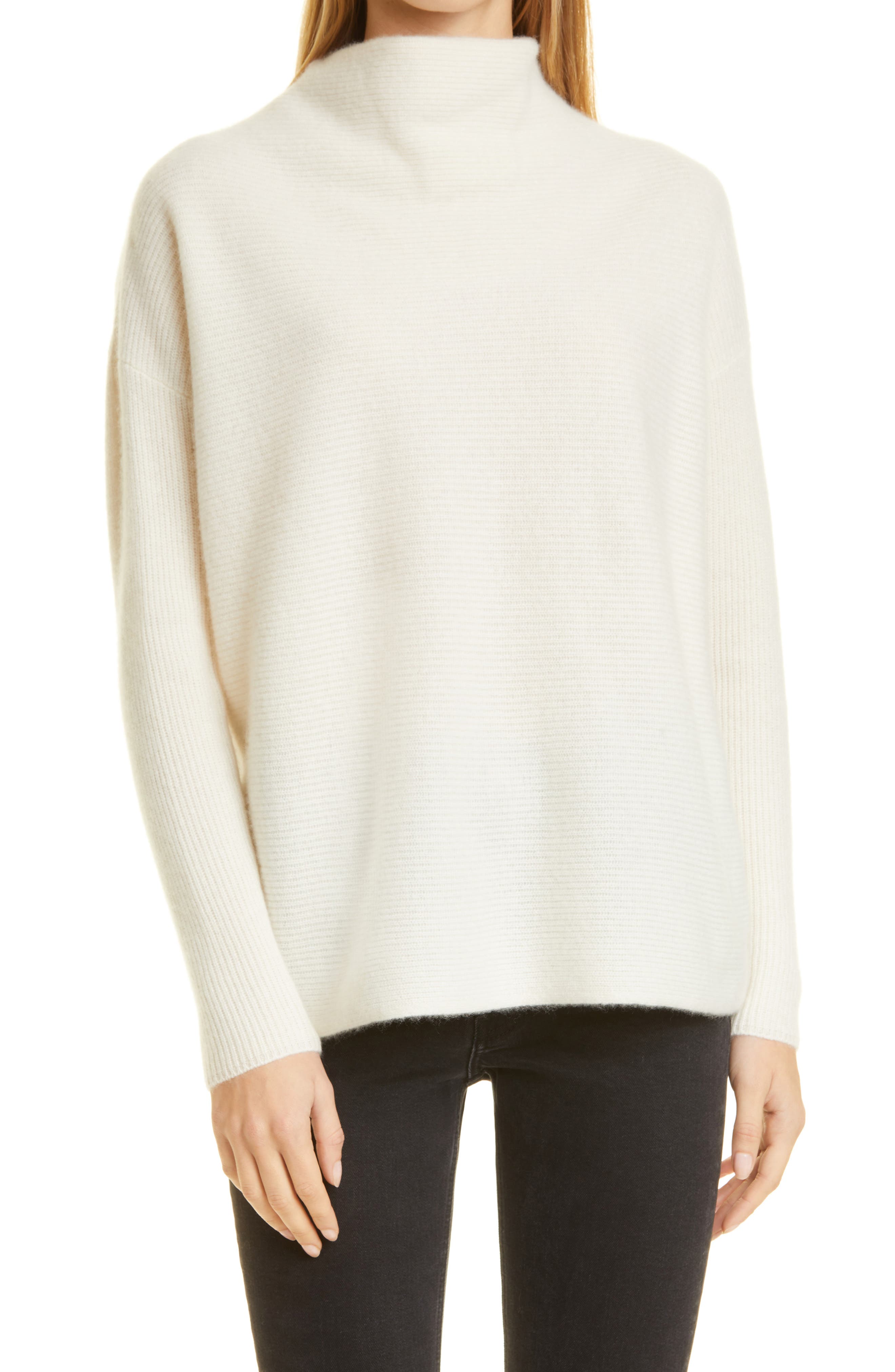 Nordstrom Signature Cashmere Mock Neck Sweater