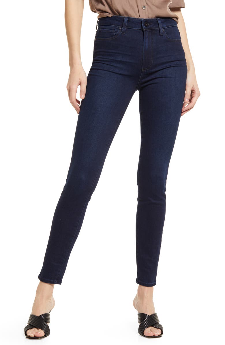 PAIGE Margot High Waist Ultra Skinny Jeans, Main, color, Louvre
