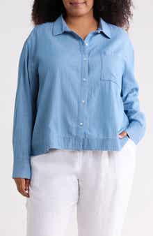 Chambray Core Button Front Shirt