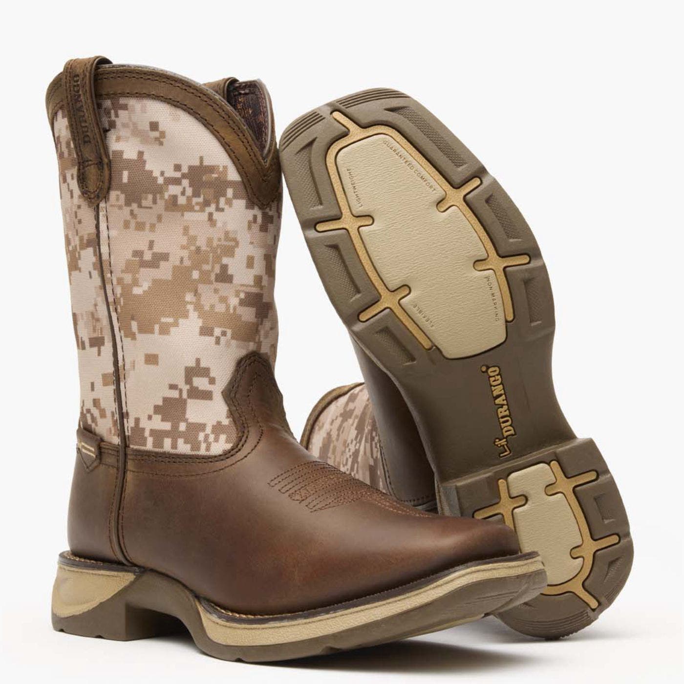 DURANGO Lil'  Big Kids Desert Camo Western Boot, Alternate, color, 