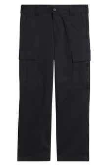BOSS x Beckham Pago Navy Flat Front Cotton Twill Cargo Pants